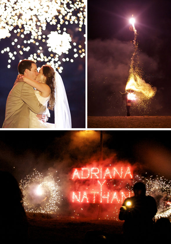 firework weddings