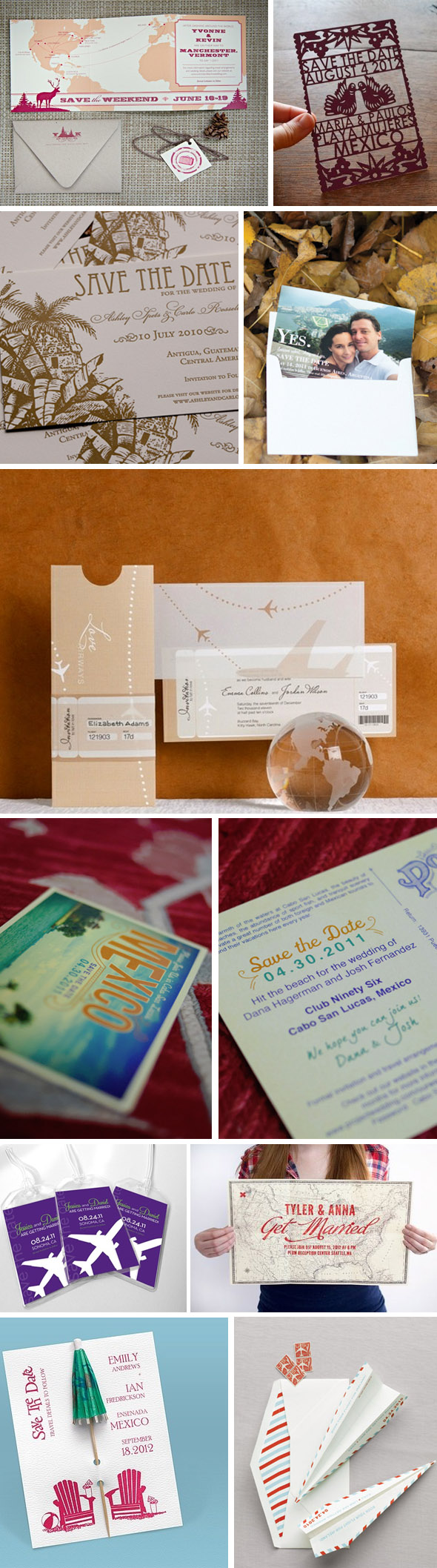 Destination Wedding Save The Date The Destination Wedding Blog Jet 