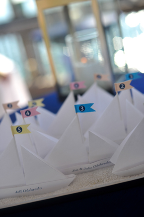 sailboat place cards