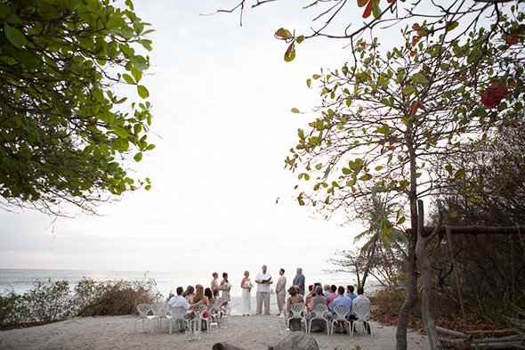 costa rica beach wedding