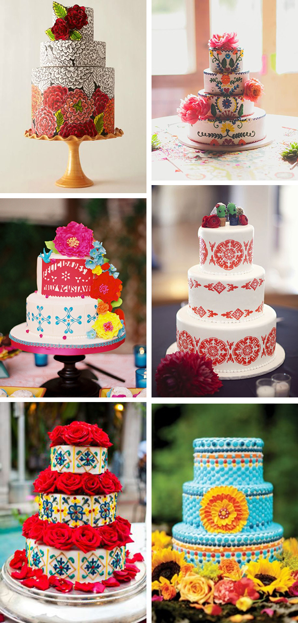 Mexican Themed Wedding Cakes - The Destination Wedding Blog - Jet Fete ...