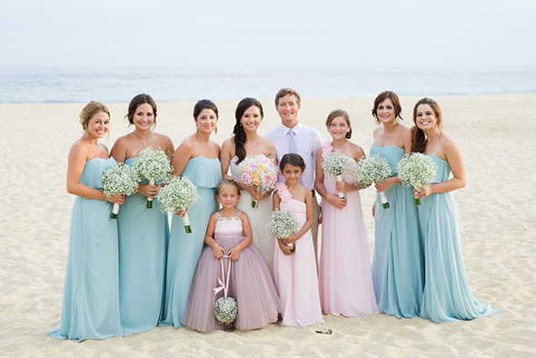 destination wedding bridesmaid dresses beach