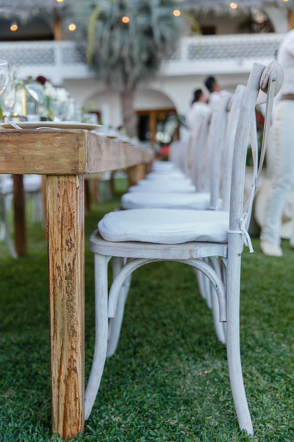 rustic wedding tables