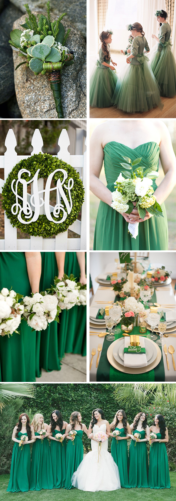 Color Palette Inspiration: Green - The Destination Wedding Blog - Jet ...